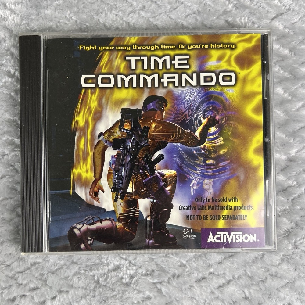 Time Commando PC CD-ROM MS-DOS Windows 95 Activision OEM Creative Labs Complete